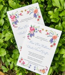 Colorful Wedding Invitations
Photography: Vue Photography
Read More:
http://www.insideweddings.com/weddings/southern-labor-day-weekend-wedding-with-vibrant-color-palette/1342/ wedding invitation colorful pink purple orange flowers custom watercolor design
