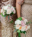 Blush %26 Apricot Rose Nosegays
Photography: Jennifer Lindberg Weddings
Read More:
http://www.insideweddings.com/weddings/angela-akins-and-sergio-garcia/1164/ Wedding bouquets bridesmaid bouquet nosegay posy pink white orange rose garden rose flowers
