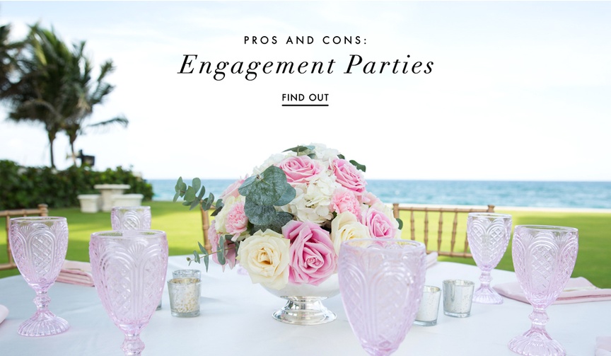 Pros and Cons: Engagement Parties
Article: Pros and Cons: Hosting an Engagement Party
Photography: Carrie Rodman Photography
Read More:
http://www.insideweddings.com/news/planning-design/pros-and-cons-hosting-an-engagement-party/2722/ the pros and cons of having an engagement party or wedding shower before your wedding