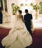Bride and Groom at Altar
Photography: Riccis Valladares Photography
Read More:
http://www.insideweddings.com/weddings/elegant-fall-wedding-at-the-breakers-in-palm-beach-florida/260/ Couple in Catholic church for ceremony