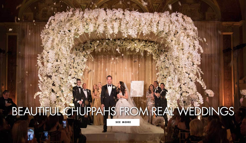 Happy Hanukkah! See 8 Lovely Chuppahs from Jewish Weddings
Article: Happy Hanukkah! See 8 Lovely Chuppahs from Jewish Weddings
Photography: The Day by Ira Lippke
Read More:
http://www.insideweddings.com/news/planning-design/happy-hanukkah-see-8-lovely-chuppahs-from-jewish-weddings/4138/ These ceremony structures are both stunning and honor tradition.