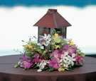 Lantern and Flowers