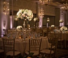 Tall Centerpieces in Santa Monica Ballroom