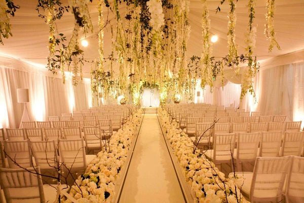 Winter Wonderland Wedding Ceremony Indoors Winter Wonderland Wedding Ceremony Indoors