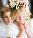 Elegant Flower Girl
Photography: Michael Falco for Christian Oth Studio
Read More:
http://www.insideweddings.com/weddings/formal-manhattan-wedding-with-opulent-ballroom-decor/517/ Flower girl with freckles in short sleeve dress with flower headband