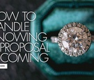 What to Do When You Know a Proposal Is Coming
Article: What to Do When You Know a Proposal Is Coming
Photography: Maya Myers Photography
Read More:
http://www.insideweddings.com/news/planning-design/what-to-do-when-you-know-a-proposal-is-coming/4611/ large round diamond with halo in emerald velvet box, what to do when you expect a proposal