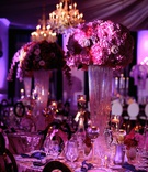 Tall Pink %26 Fuchsia Centerpiece
Photography: Alakija Studios
Read More:
http://www.insideweddings.com/weddings/fairy-tale-wedding-with-vibrant-blush-fuchsia-gold-decor/1252/ wedding reception centerpiece crystal riser candle votives hot pink purple flowers