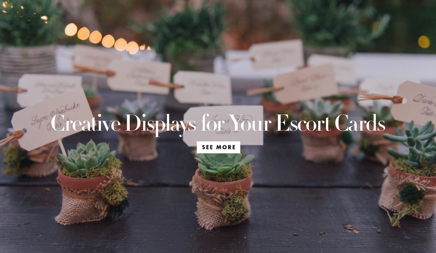 9 Chic %26 Unique Displays for Your Escort Cards
Article: 9 Chic %26 Unique Displays for Your Escort Cards
Photography: Kris Kan
Read More:
http://www.insideweddings.com/news/planning-design/9-chic-unique-displays-for-your-escort-cards/3404/ creative themed ways display escort cards place cards wedding reception modern chic fun unique