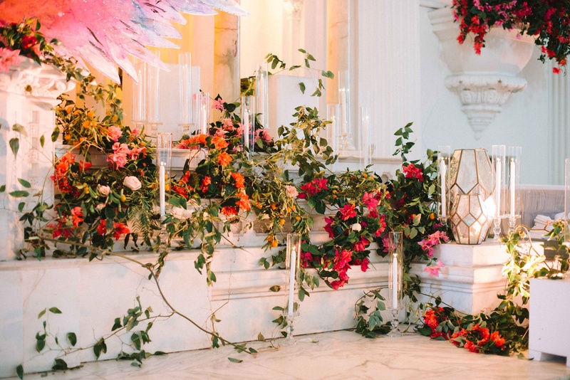 Altar Featuring Vines and Bold Florals
Photography: Krista Mason Photography
Read More:
http://www.insideweddings.com/weddings/mediterranean-inspired-styled-shoot-featuring-unique-details/856/ altar concept vines bold flowers organized chaos wedding ceremony bright colors