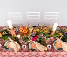 Aerial View of Tropical Table
