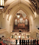 Church Ceremony in Savannah, Georgia
Photography: Christine Hall Photography
Read More:
http://www.insideweddings.com/weddings/brooke-anderson-and-james-walker-iii/133/ Eight bridesmaids and groomsmen flank bride and groom