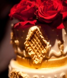 White, Red %26 Gold Cake
Photography: Jay Lawrence Goldman Photography
Read More:
http://www.insideweddings.com/weddings/classic-wedding-with-crystal-golden-details-in-beverly-hills/1/ Wedding cake with red roses on top