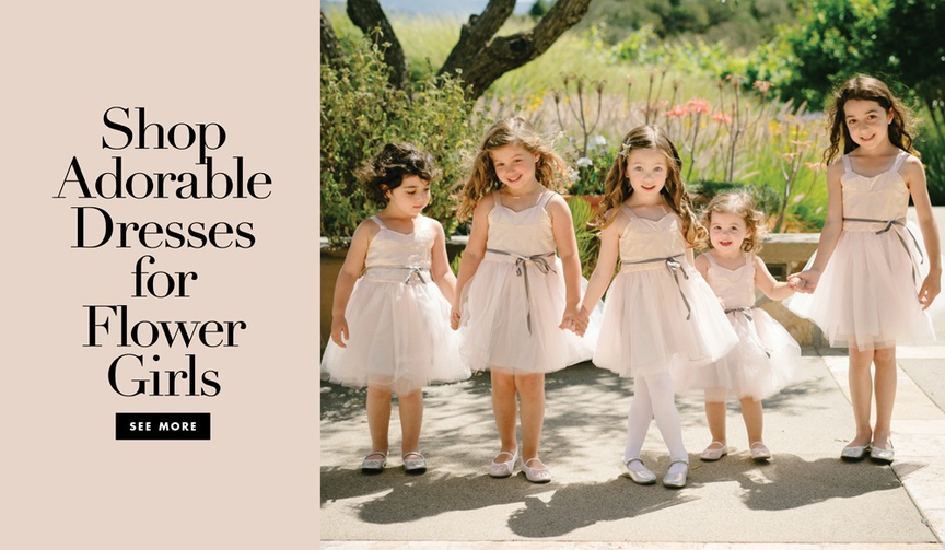 Shop Flower Girl Dresses
Article: 11 Cute Flower Girl Dresses for Any Type of Wedding
Photography: Karlisch Photography
Read More:
http://www.insideweddings.com/news/fashion/11-cute-flower-girl-dresses-for-any-type-of-wedding/3958/ Shop adorable flower girl dresses for your wedding ceremony