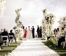 All-White Ceremony Décor
