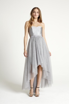 monique lhuillier silver dress