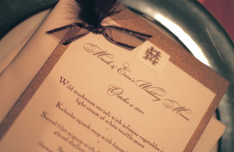 Brown and White Menu Cards
Photography: Simone %26 Martin Photography
Read More:
http://www.insideweddings.com/weddings/a-midsummer-nights-dream-wedding-in-beverly-hills-california/58/ wedding menu calligraphy on white and brown paper
