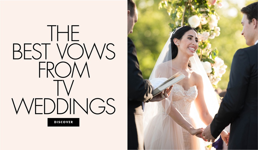 Romantic and Touching Vows from Our Favorite TV Shows
Article: Romantic and Touching Vows from Our Favorite TV Shows
Photography: The Day by Ira Lippke
Read More:
http://www.insideweddings.com/news/planning-design/romantic-and-touching-vows-from-our-favorite-tv-shows/4574/ The best vows from tv weddings romantic and touching vows from television shows