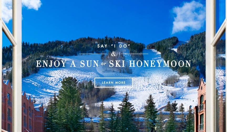 Sun or Ski Honeymoon Locations
Article: Book a Wedding %26 Get Points Toward a Free Honeymoon
Photography: Courtesy of The St. Regis Aspen Resort
Read More:
http://www.insideweddings.com/news/travel-honeymoon/book-a-wedding-get-points-toward-a-free-honeymoon/2628/ Sun and ski honeymoon travel destination ideas