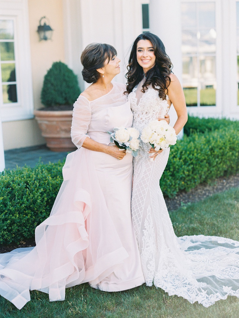 Mothers Photos Stylish Mother Of Bride In Blush Gown Inside