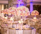 Tall Orchid, Rose, Hydrangea Arrangement