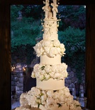 Tall Cake with 1940s-Inspired Topper
Photography: Christian Oth Studio
Read More:
http://www.insideweddings.com/weddings/sophisticated-jewish-wedding-with-personalized-details-at-a-ny-farm/1175/ Tall wedding cake fresh flowers peony blooms circle tier sentimental cake topper antique vintage