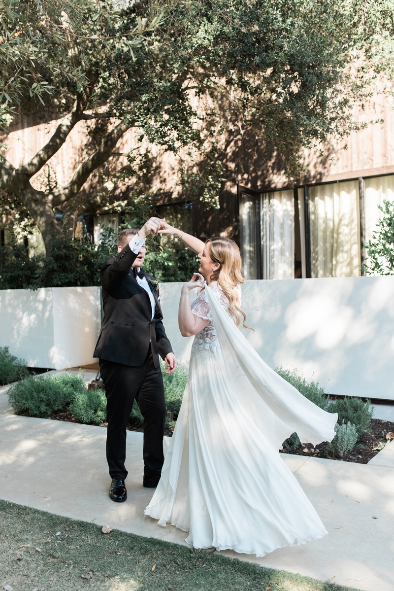 Groom Twirls Bride
Photography: Hello Blue Photo
Read More:
http://www.insideweddings.com/weddings/boho-chic-wedding-with-traditional-jewish-ceremony-in-malibu/1156/ bride in jinza couture bridal gown, groom twirls bride during first look