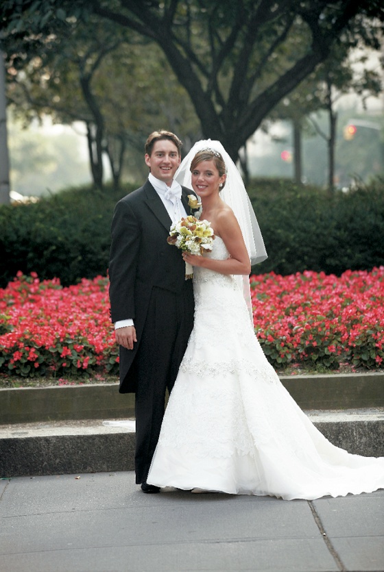 The Bride and Groom
Photography: Gruber Photographers
Read More:
http://www.insideweddings.com/weddings/english-garden-inspired-fall-wedding-in-new-york-city/210/ A-line wedding dress and longtail tux