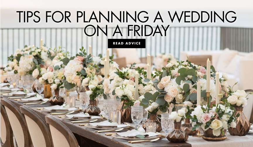 Top 3 Etiquette Tips for Planning a Friday Wedding
Article: Top 3 Etiquette Tips for Planning a Friday Wedding
Photography: Collin Pierson Photography
Read More:
http://www.insideweddings.com/news/planning-design/top-3-etiquette-tips-for-planning-a-friday-wedding/3192/ tips for planning a wedding on a friday etiquette tips for friday weddings