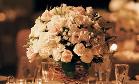 Ivory and Blush Centerpiece
Photography: Epic Imagery
Read More:
http://www.insideweddings.com/weddings/jennifer-davis-and-ryan-bittle/43/ Creamy rose and curly willow centerpieces