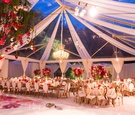 Pink Wedding in Clear-Top Tent