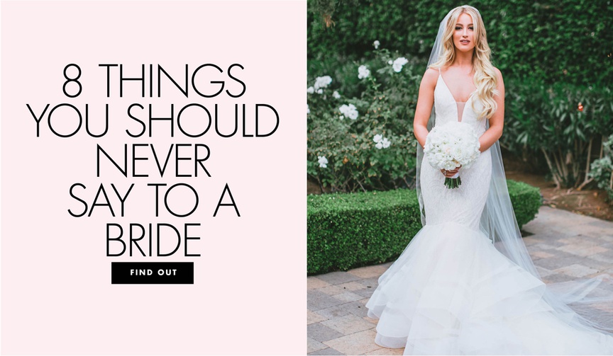 What Not to Tell a Bride on Her Wedding Day
Article: What Not to Tell a Bride on Her Wedding Day
Photography: Jimmy Bui Photography
Read More:
http://www.insideweddings.com/news/planning-design/what-not-to-tell-a-bride-on-her-wedding-day/3213/ eight things you should never say to a bride what not to tell a bride on her wedding day