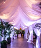 Purple Lighting in Draped Corridor
Photography: Laurie Bailey Photography
Read More:
http://www.insideweddings.com/weddings/wedding-with-rich-romantic-decor-at-luxury-hotel-in-beverly-hills/1349/ wedding reception four seasons hotel los angeles at beverly hills entrance to reception palm trees