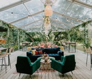 Tented Lounge with Boho-Chic Décor