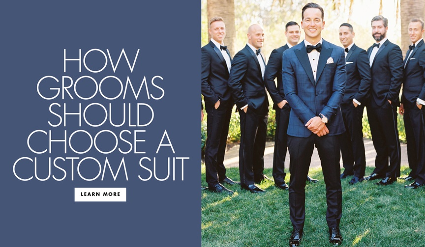 What Grooms Need to Know About Custom Suits
Article: What Grooms Need to Know About Custom Suits
Photography: Bryan Miller Photography
Read More:
http://www.insideweddings.com/news/fashion/what-grooms-need-to-know-about-custom-suits/4382/ How grooms should choose a custom suit bespoke tailoring tips