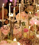 Gold Candelabra
Photography: Simone %26 Martin Photography
Read More:
http://www.insideweddings.com/weddings/destination-wedding-at-luxury-lake-como-hotel/386/ Candlesticks on candelabrum and pink peonies