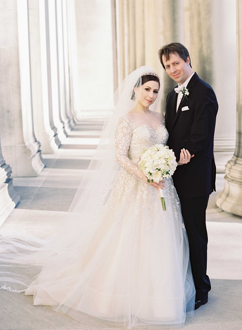 Bride, Groom Pose Outside Catholic Church
Photography: Joey Kennedy Photography
Read More:
http://www.insideweddings.com/weddings/classically-elegant-catholic-wedding-in-pittsburgh-pennsylvania/909/ bride groom pose outside catholic church liancarlo wedding dress traditional calvin klein tuxedo