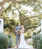 Bride and Groom Among the Trees
Photography: Heather Kincaid
Read More:
http://www.insideweddings.com/weddings/jewish-ceremony-romantic-fall-reception-decor-in-ojai-california/1216/ ojai valley inn wedding, bride in oscar de la renta wedding dress, groom in grey suit