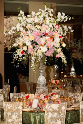 Tall Flower Arrangements Wedding Centerpiece Designs Inside