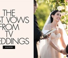 Romantic and Touching Vows from Our Favorite TV Shows
Article: Romantic and Touching Vows from Our Favorite TV Shows
Photography: The Day by Ira Lippke
Read More:
http://www.insideweddings.com/news/planning-design/romantic-and-touching-vows-from-our-favorite-tv-shows/4574/ The best vows from tv weddings romantic and touching vows from television shows