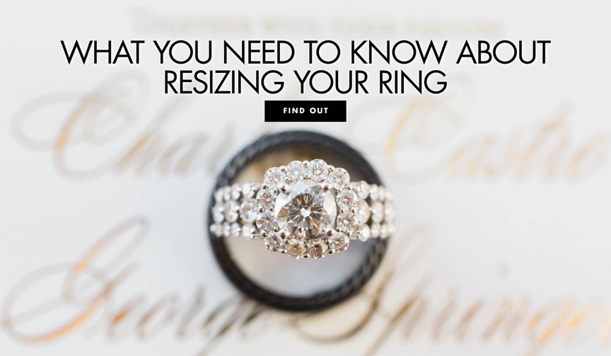 Resizing Your Engagement Ring
Article: Resizing Your Engagement Ring: Everything You Need to Know
Photography: Brett Hickman Photographers
Read More:
http://www.insideweddings.com/news/jewelry/resizing-your-engagement-ring-everything-you-need-to-know/3846/ What you need to know about resizing your engagement ring if it doesn't fit