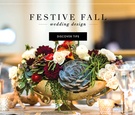 Festive Fall Wedding Design