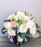 Pink %26 Ivory Garden Rose Bouquet
Photography: Lauren Gabrielle Photography
Read More:
http://www.insideweddings.com/weddings/nfl-player-mitchell-schwartzs-luxe-wedding-at-a-historical-venue/1265/ wedding bouquet garden rose white pink leaves greenery eucalyptus heatherlily bouquet