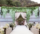 Greenery & Wisteria Ceremony Décor