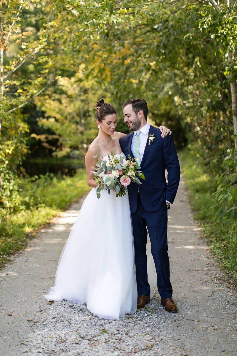 Bride %26 Groom at North Carolina Farm
Photography: Vue Photography
Read More:
http://www.insideweddings.com/weddings/destination-rustic-fall-wedding-at-a-farm-in-north-carolina/1202/ wedding portrait bride in strapless wedding dress high bun bouquet groom in suit with light green ti