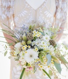 Bride's Wildflower Bouquet and Unique Gown
Photography: Willa Kveta Photography
Read More:
http://www.insideweddings.com/weddings/romantic-outdoor-bohemian-chic-wedding-at-a-santa-barbara-park/755/ brides wildflower bouquet different flowers blooms daisies green leaves lilacs olive leaves