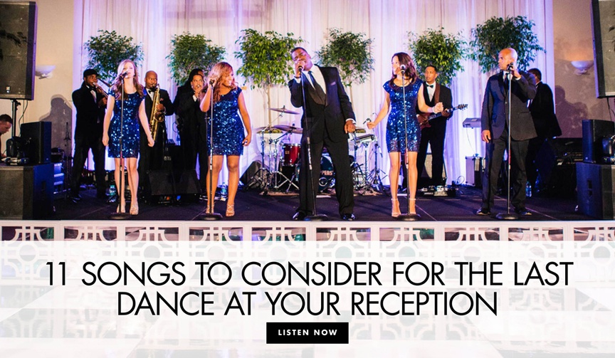 Last Wedding Song
Article: What Should Be the Last Song at Your Wedding Reception?
Photography: Vue Photography
Read More:
http://www.insideweddings.com/news/planning-design/what-should-be-the-last-song-at-your-wedding-reception/4061/ 11 songs to consider for the last dance at your wedding reception