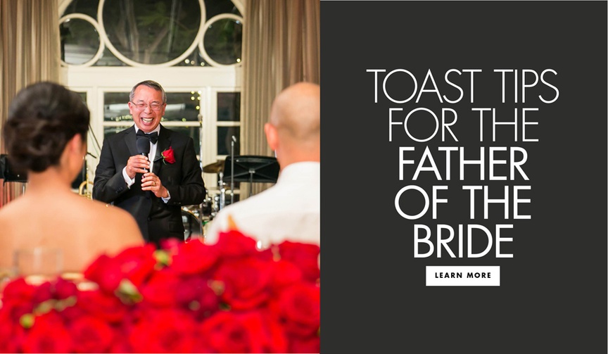 How to Give a Father of the Bride Toast
Article: How to Give a Father-of-the-Bride Toast
Photography: Lin %26 Jirsa Photography
Read More:
http://www.insideweddings.com/news/planning-design/how-to-give-a-father-of-the-bride-toast/4454/ Toast tips for the father of the bride how to give a father of the bride toast
