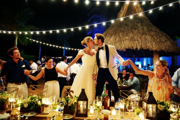 Oceanfront Ceremony Sunset Reception In Puerto Vallarta Mexico