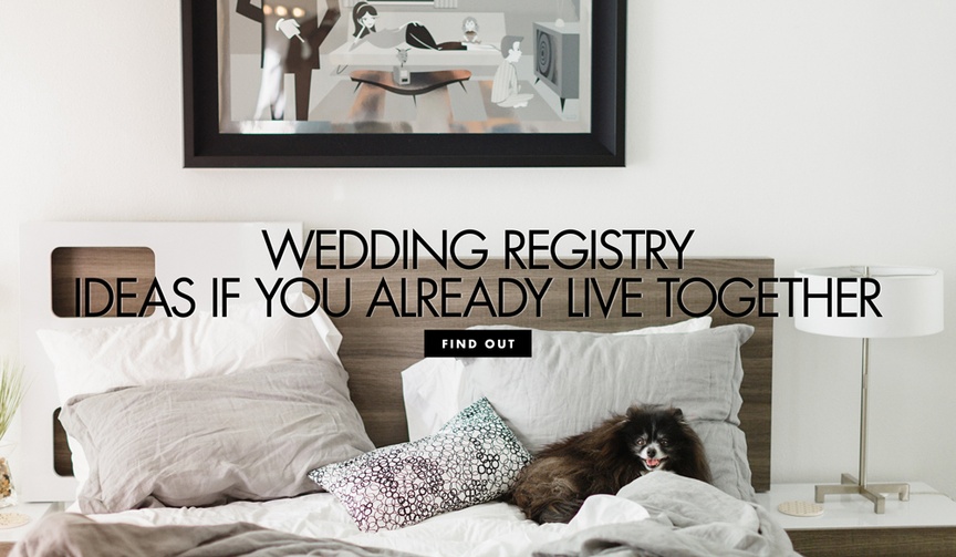 What to Register For When You Already Live Together
Article: What to Register for When You Already Live Together
Photography: Jana Williams Photography
Read More:
http://www.insideweddings.com/news/wedding-registry/what-to-register-for-when-you-already-live-together/3658/ Can't think of what to add to your wish list? Think again.