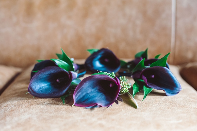 Burgundy Calla Lily Boutonnieres
Photography: Kim Fox Photography
Read More:
http://www.insideweddings.com/weddings/luxe-vintage-inspired-winter-wedding-in-downtown-los-angeles/1082/ Dark purple red burgundy flower calla lily boutonnieres on seat wedding ideas